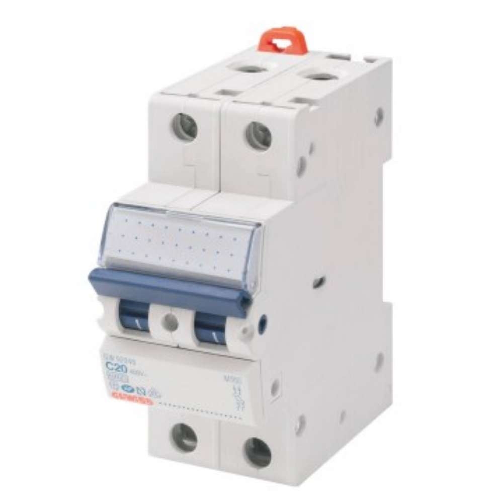 INTERRUTTORE MAGNETOTERMICO - MT 60 - 2P CURVA B 25A - 2 MODULI  - GEW GW92249