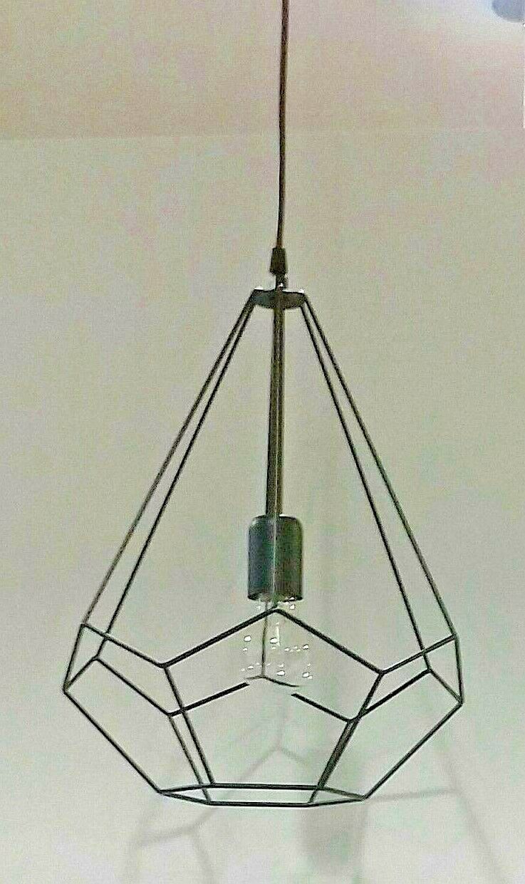 IDEAL  LUX  AMPOLLA-3  SP1,  SOSPENSIONE  IN  METALLO  NERO