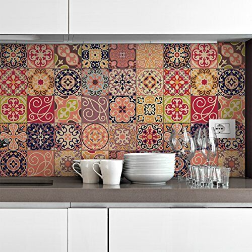 Ambiance Live COL-Ros Tiles A912 _ 15 x 15 cm di piastrelle, (l2w)