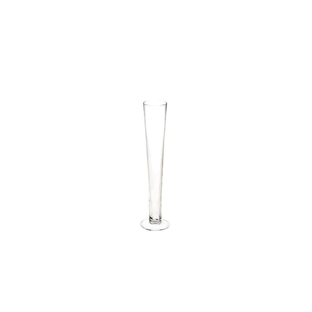 Vaso in vetro lungo 45x10 cm - Oggettistica d'arredo 15J5