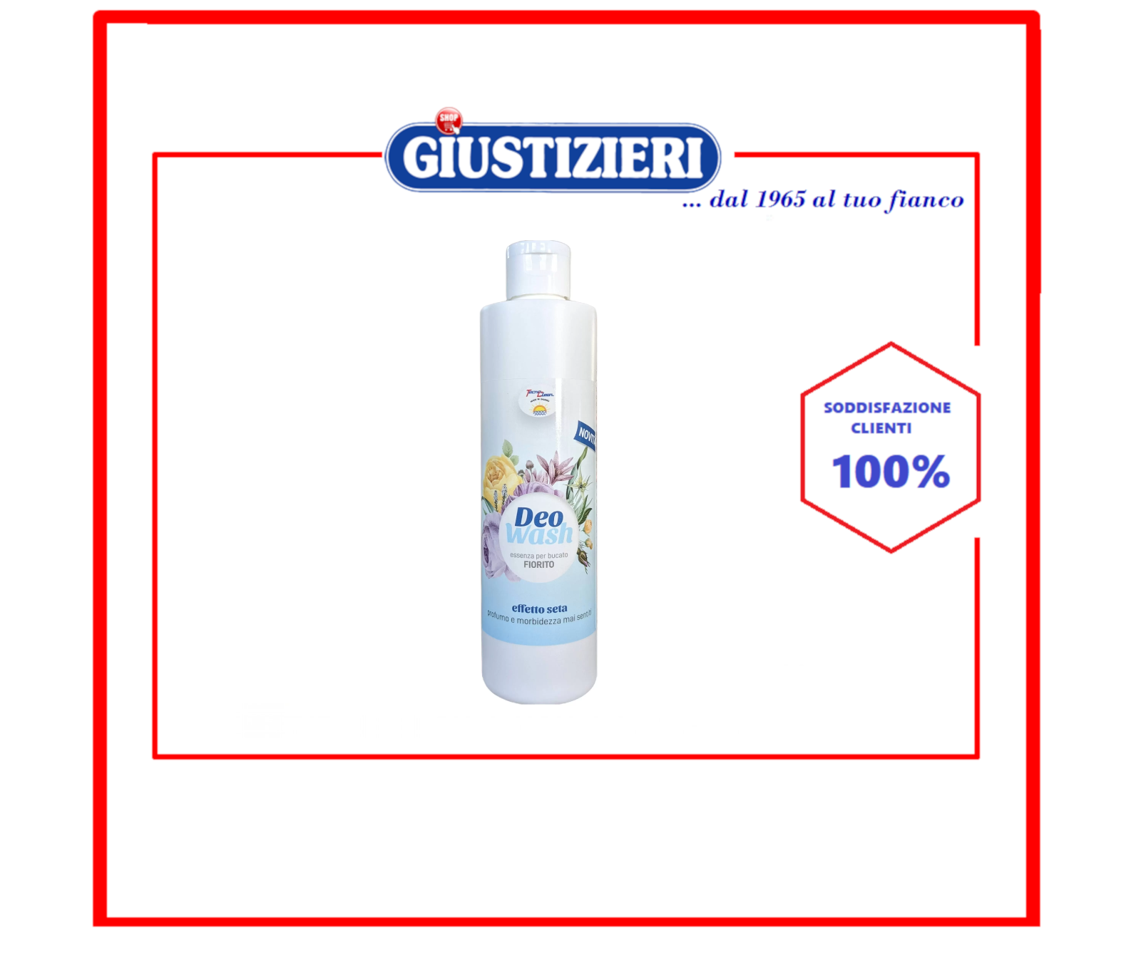 DEO WASH FIORITO 250 ml FRAGRANZE SUPER CONCENTRATE PER BUCATO CON AMMORBIDENTE