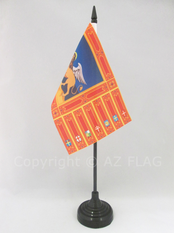 BANDIERA DA TAVOLO VENETO 15x10cm - PICCOLA BANDIERINA VENETA - REGIONE ITALIA 1