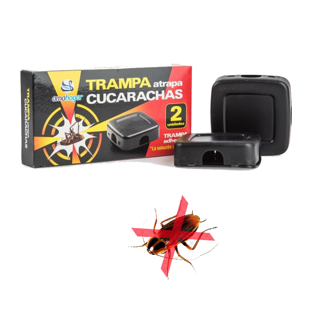 TRAPPOLA NIDO ESCA GEL PER SCARAFAGGI BLATTE INSETTI INSETTICIDA CONF. 2 PEZZI