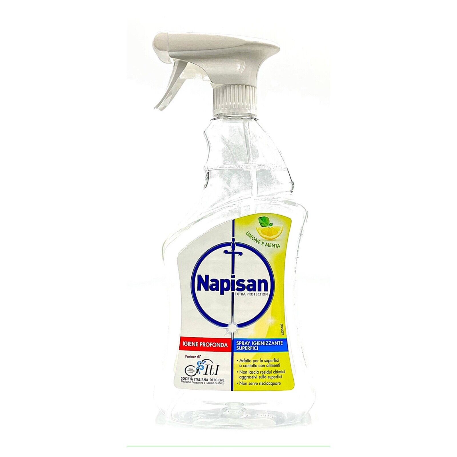 NAPISAN Spray Igienizzante Limone e Menta 750 ml, SCU C001