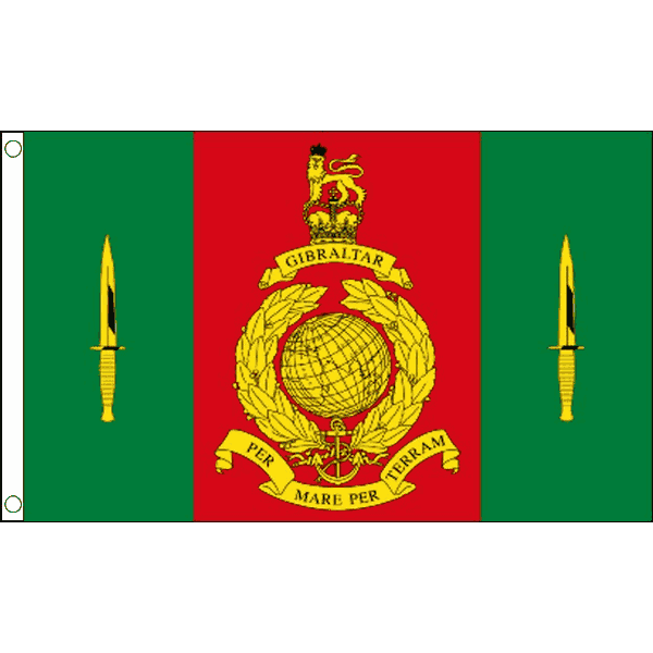BANDIERA COMMANDO TRAINING CENTRE ROYAL MARINES DI REGNO UNITO 150x90cm - BANDIE