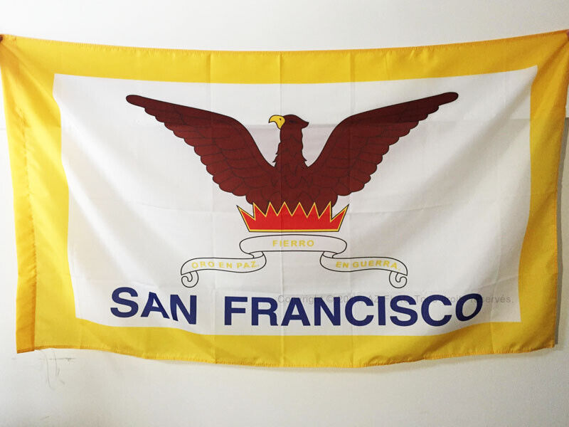 BANDIERA SAN FRANCISCO 150x90cm - BANDIERA CITTÀ DI SAN FRANCISCO - CALIFORNIA 9