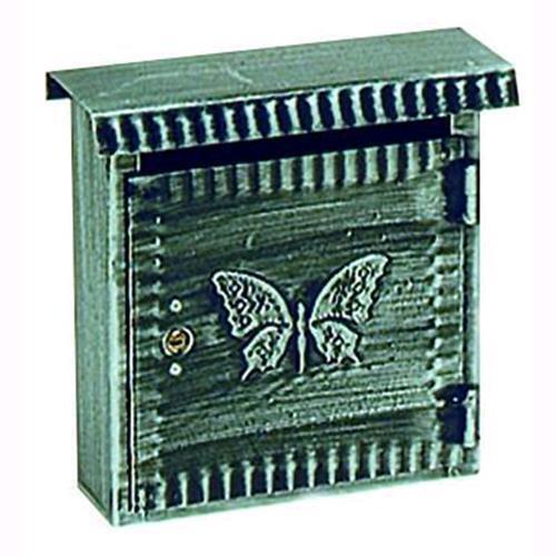 Cassetta Postale Porta Lettere Ferro-Battuto Piccola Antichizzata 22X8X25H cm
