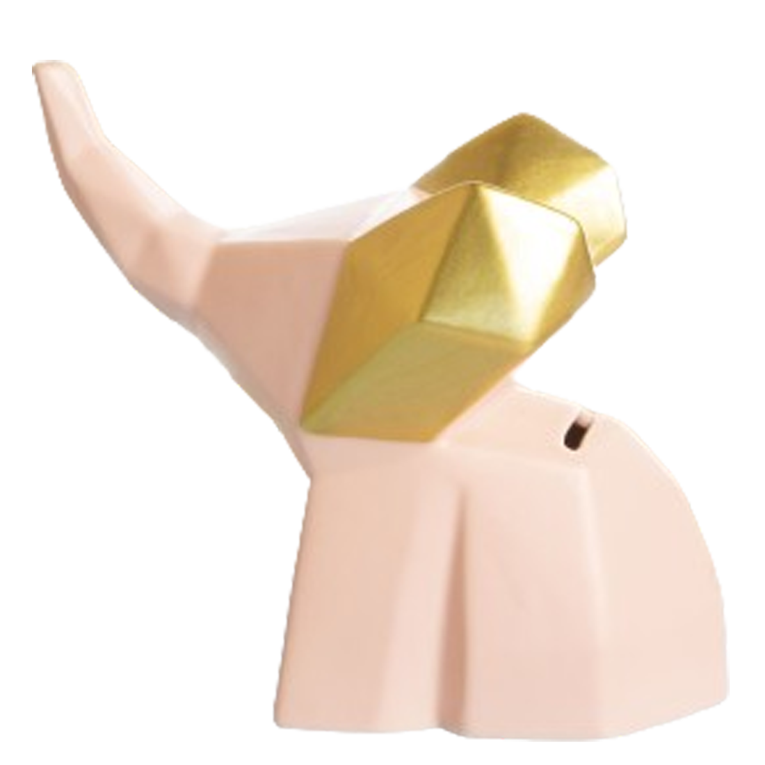 SALVADANAIO ELEFANTE ROSA 13x13x8,5 CLARALUNA 2024 BOMBONIERA IDEA REGALO BATTES