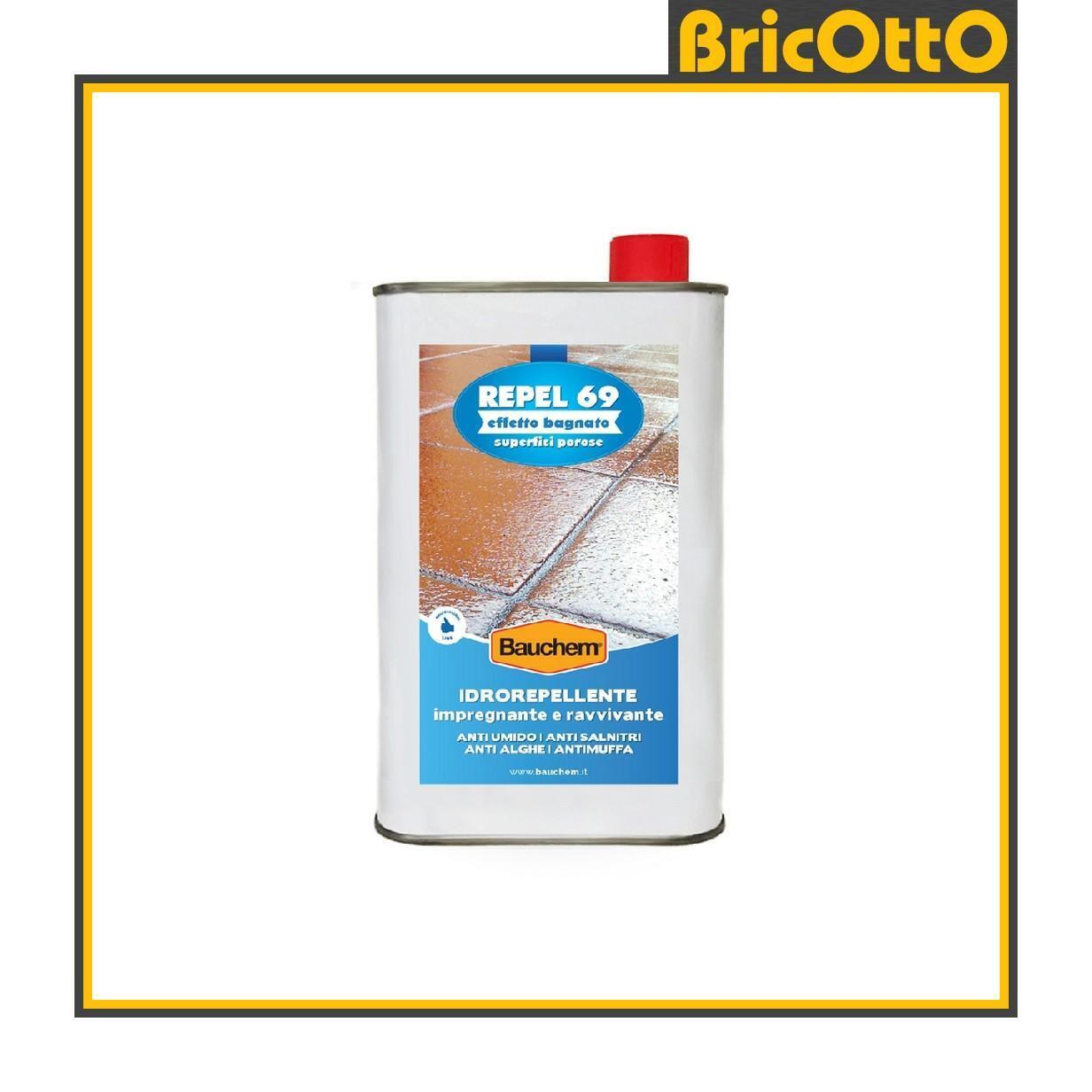 "REPEL 69 EFFETTO RAVVIVANTE" IDROREPELLENTE IMPREGNANTE 1LT.  BAUCHEM