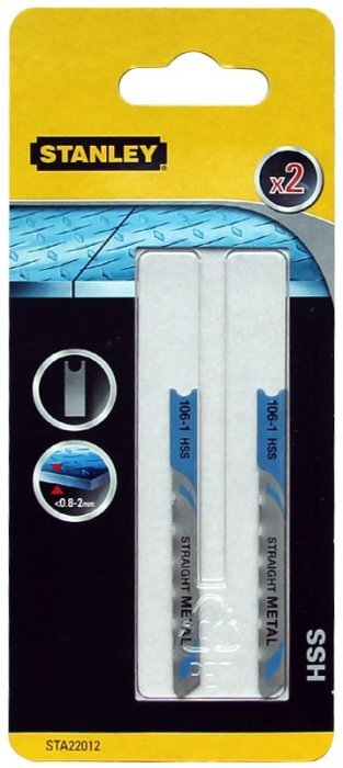 STANLEY-2 LAME 70X0,7X METALLO - HSS