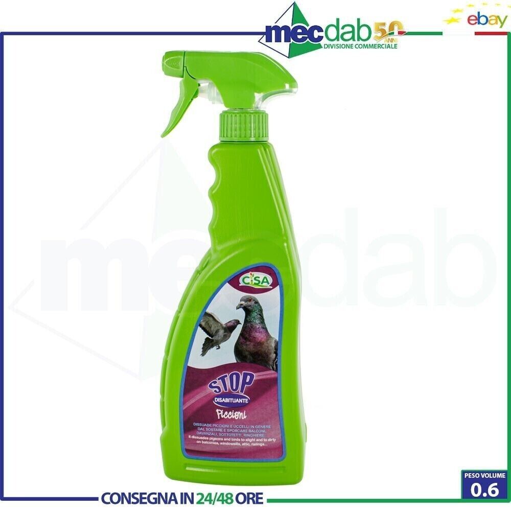 Disabituante Piccioni e Volatili Repellente Uccelli Spray 750ML Cisa