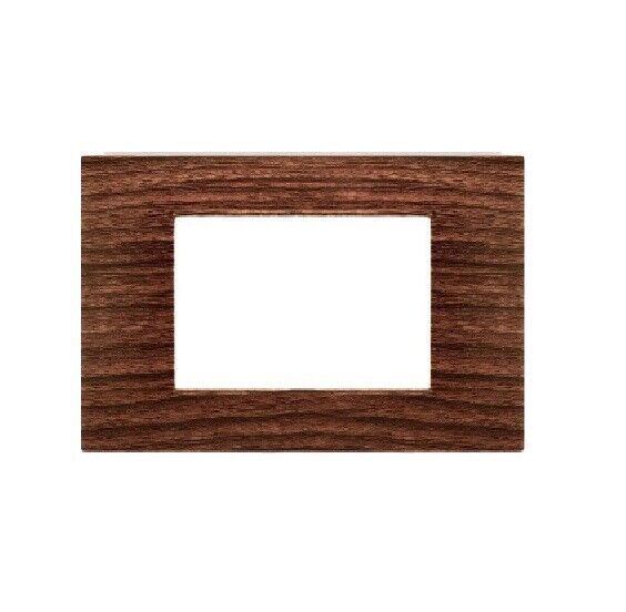 gem PLACCA 4P CILIEGIO PVC COMPATIBILE VIMAR PLANA