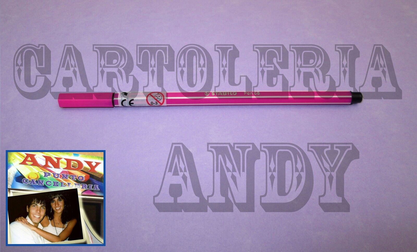 PENNARELLO PEN 68 - STABILO - ROSA - COD. 68/56