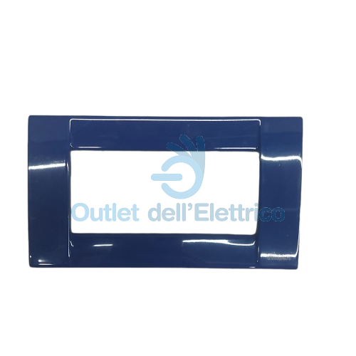 VIMAR 16734.12PLACCA 4 MOD. BLU COBALTO VIMAR SERIE IDEA
