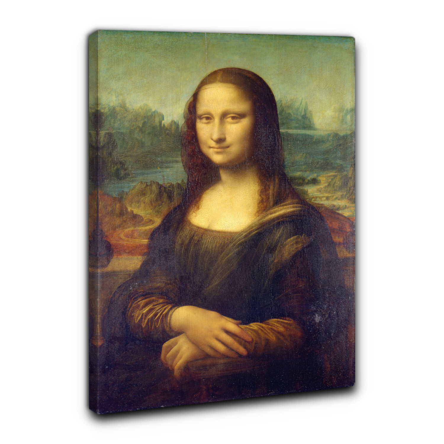 La Gioconda Monnalisa Quadro 60 x 40 cm stampa con telaio (BC)