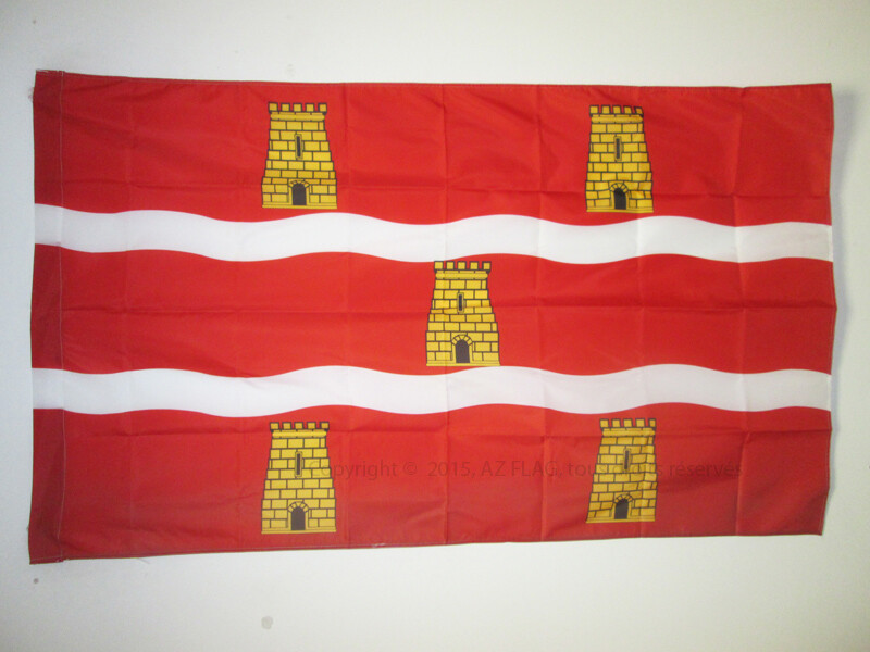 BANDIERA DEUX-SÈVRES 150x90cm - BANDIERA DIPARTIMENTO DI DEUX-SEVRES - FRANCIA 9