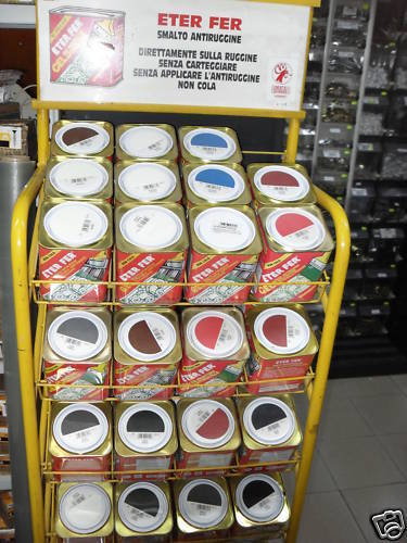 SMALTO GEL ANTIRUGGINE DIRETTAMENTE SULLA RUGGINE NEW ETER FER CANCELLI PORTONI