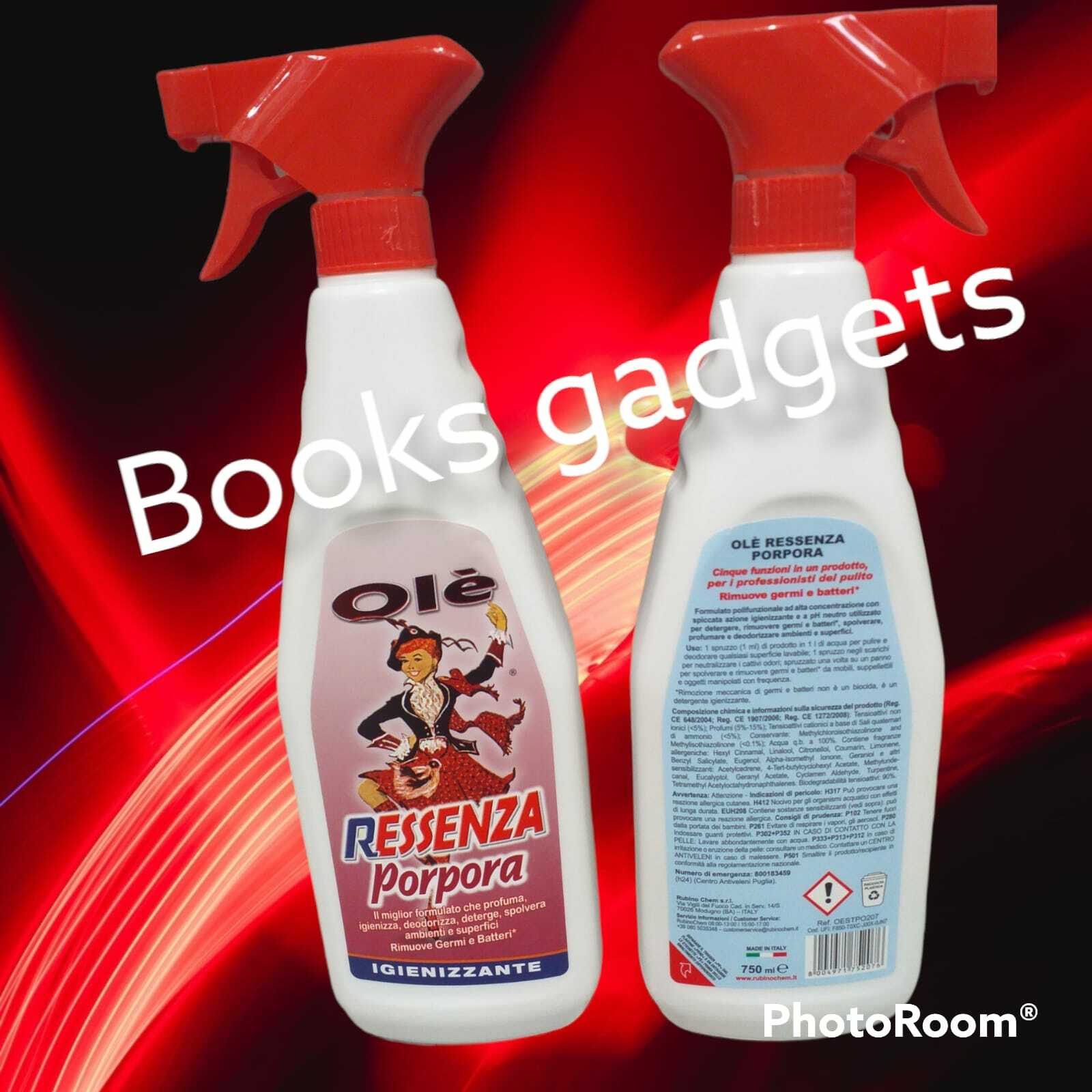 1 pz Olè Essenza Porpora Spray Deterge Spolvera Profuma Desodorizza Igienizzante