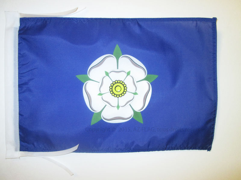 BANDIERA CONTEA DI YORKSHIRE ANTICA 45x30cm - BANDIERINA COUNTY OF YORK - INGHIL