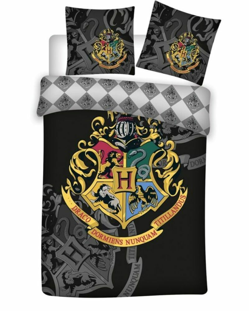 Copripiumino in microfibra Harry Potter Hogwarts duvet cover bed 90cm 140x200cm