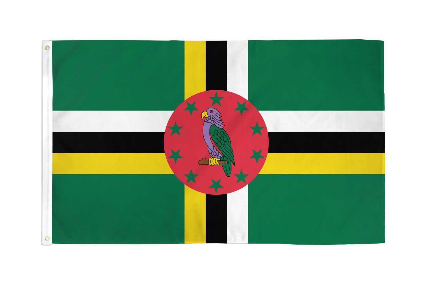 BANDIERA DOMINICA 90x60cm - BANDIERA DOMINICENSE 60 x 90 cm - Nuova