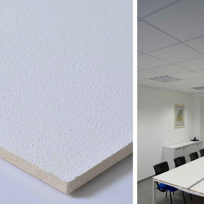 ITP PANNELLO CONTROSOFFITTO SANDED FIBRA MINERALE BUCCIATA 60X60 5.76MQ(14PZ)