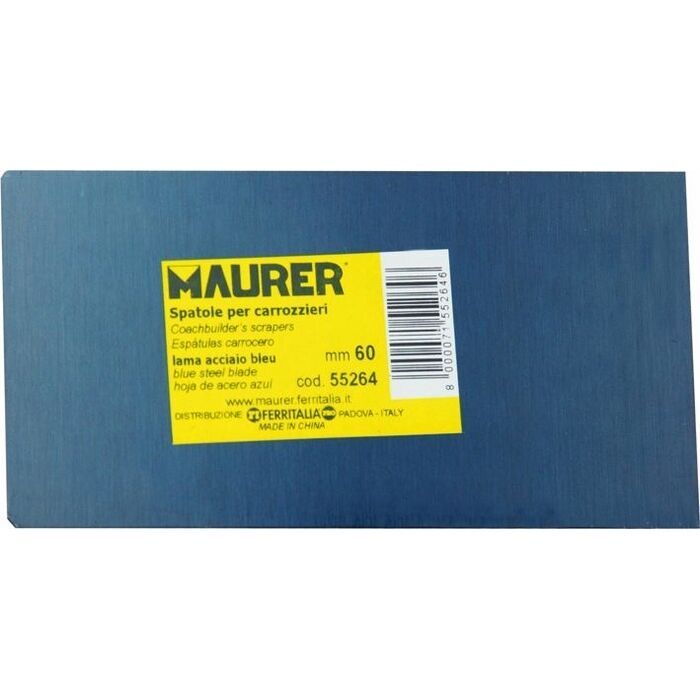 Spatola Rettangolare Lama Blu misura 70 mm Maurer cf. 6 Pz