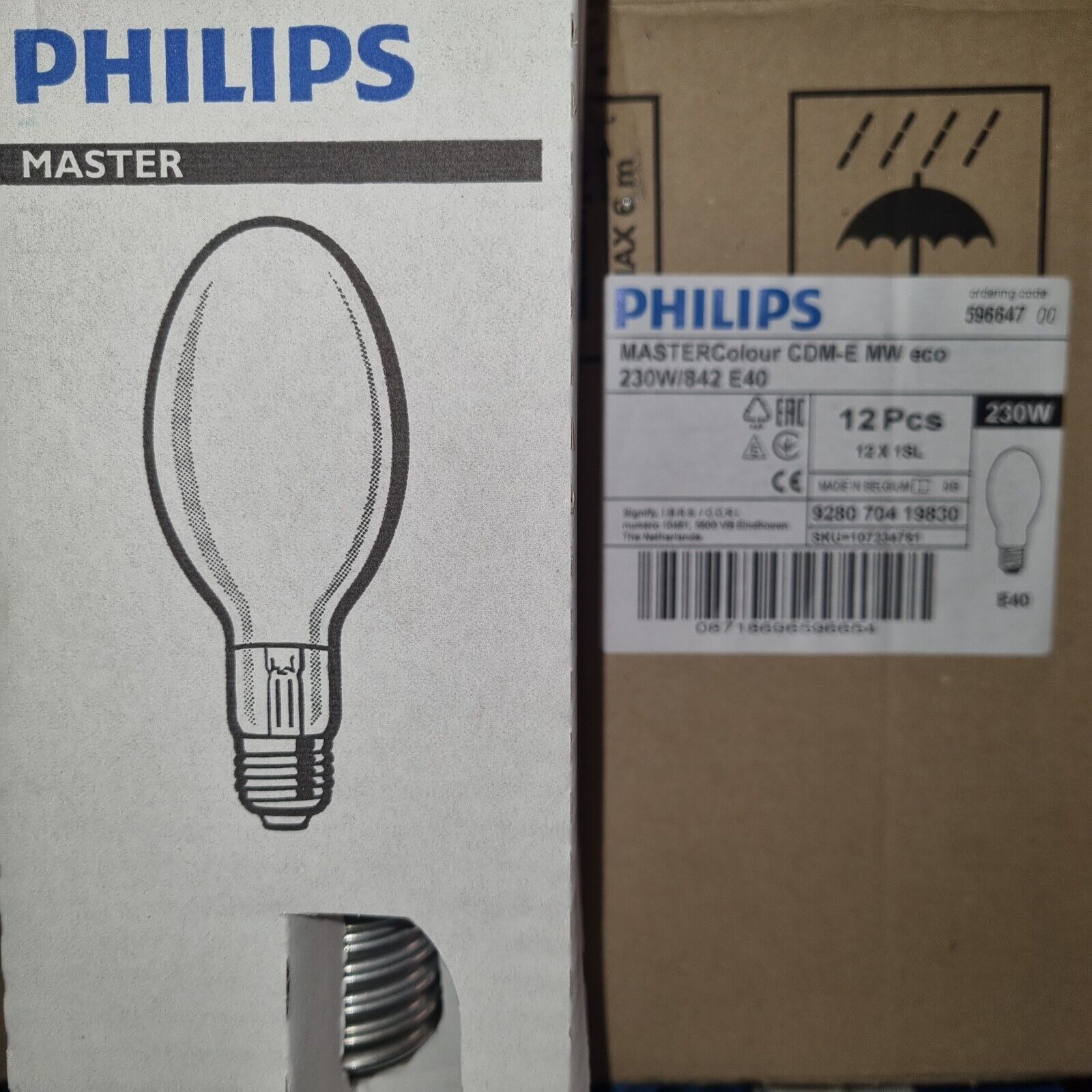 PHILIPS LAMPADINA IODURI METALLICI MASTERCOLOUR CDM-E MW ECO 230W ATTACCO E40 LU