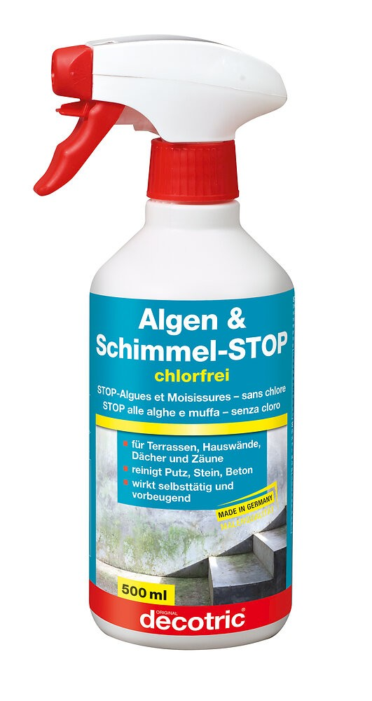 Decotric ALGEN SCHIMMEL STOP spray ANTIMUFFA contro muffa alghe muschio 500 ML