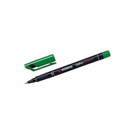 marcatore permanente per cd stabilo ohpen S verde punta fine 0,4mm