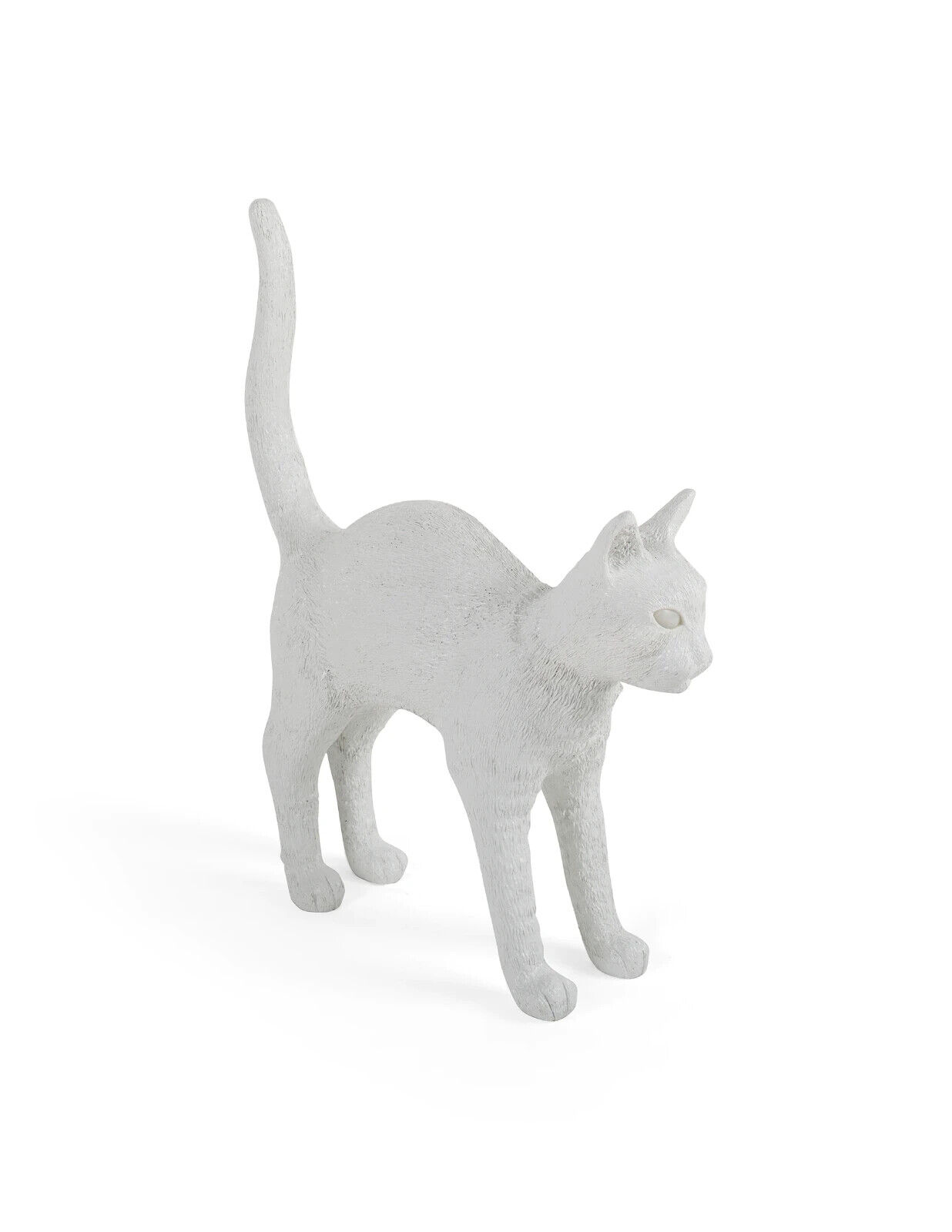 Lampada SELETTI  Gatto "Jobby the cat", ricaricabile,Design Studio Job,bianco
