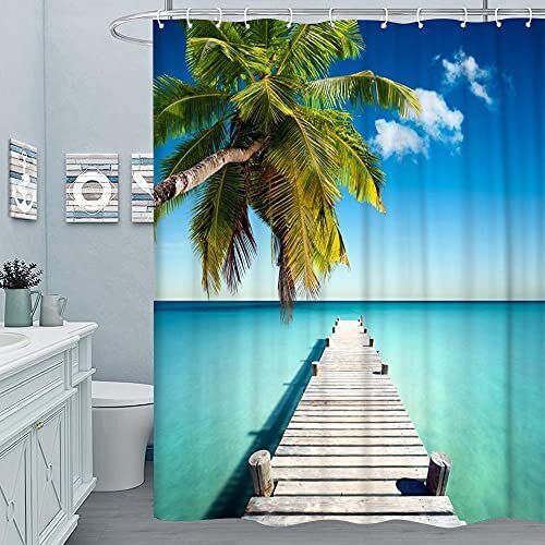 M&W DAS DESIGN Tenda da doccia mare in legno Pier Ponte Pier Pier (N2l)
