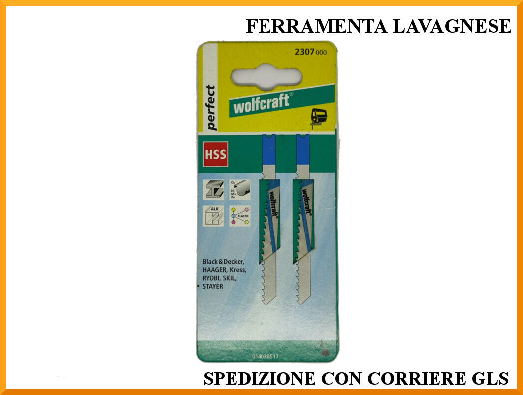 Lame attacco Black & Decker/Ryobi/Stayer/Kress/Haager seghetto alternativo 2307