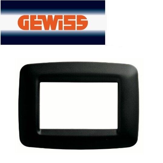 PLACCA 3P NERO GEWISS PLAYBUS YOUNG GW32303