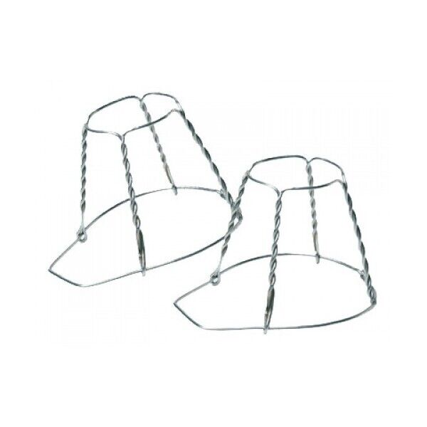 GABBIETTE FERMATAPPO METALLICHE pz.100 GABBIETTA ZINCATA PER TAPPI SPUMANTE
