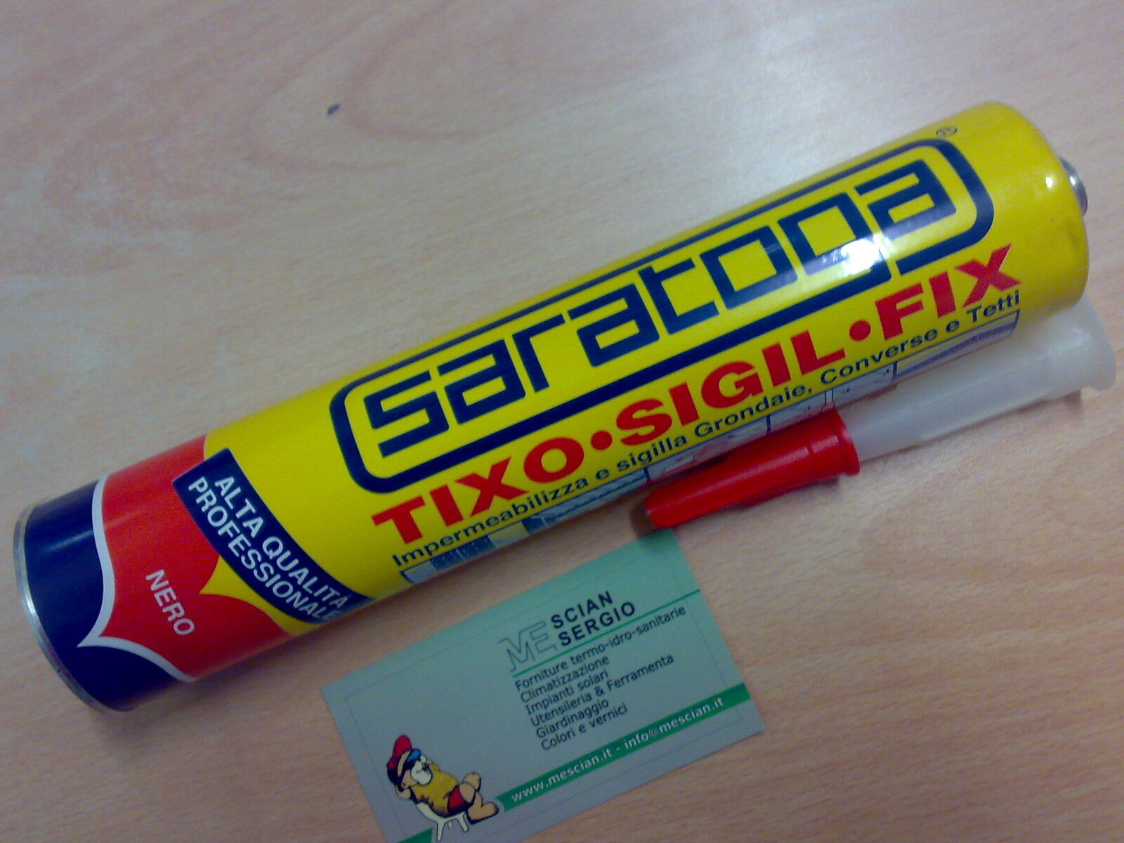 SIGILLANTE BITUMINOSO TIXO SIGIL FIX SARATOGA IMPERMEABILIZZANTE SHELL
