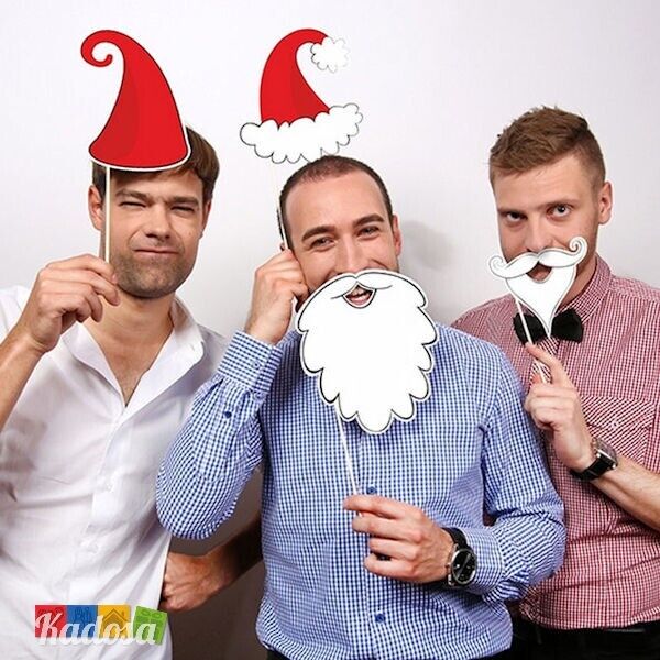 Accessori PHOTOBOOTH Natale - Babbo Natale Christmas Elfo