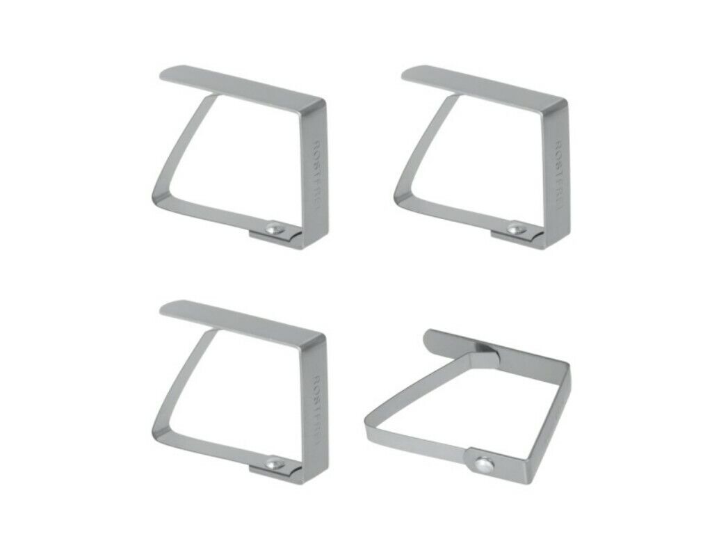 FERMATOVAGLIE INOX SET 4 PZ. METALTEX