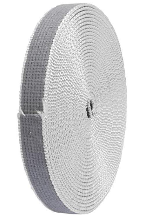 Schellenberg 10289 Cinghia per avvolgibili in Cotone, Grigio, Maxi 22 mm