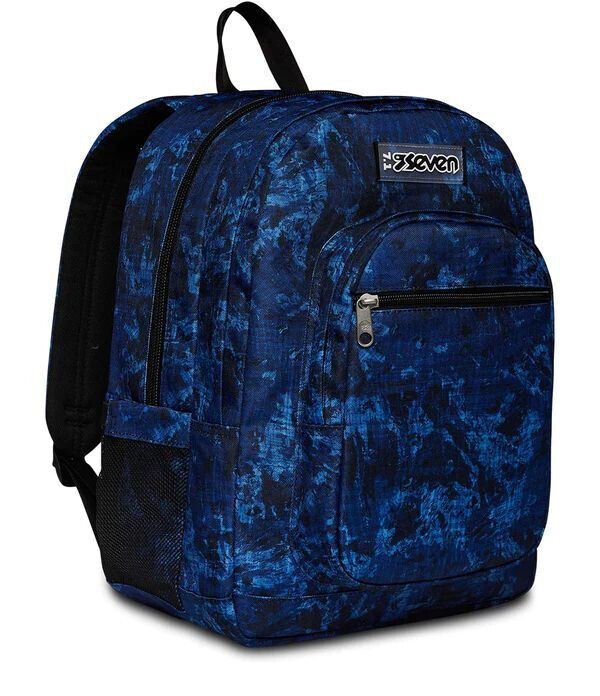 ZAINO SCUOLA SEVEN FREETHINK Boy Blue Print 2023