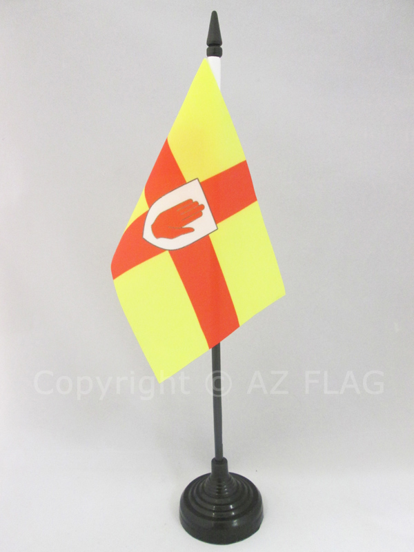 BANDIERA DA TAVOLO ULSTER 15x10cm - PICCOLA BANDIERINA ULSTER IN IRLANDA 10 x 15