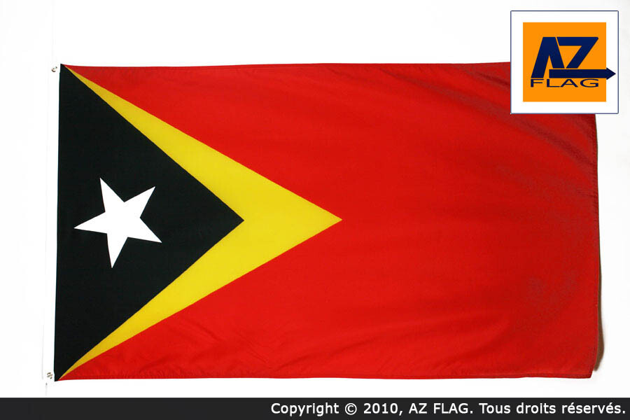 BANDIERA TIMOR EST 150x90cm - BANDIERA EST-TIMORESE 90 x 150 cm - Nuova
