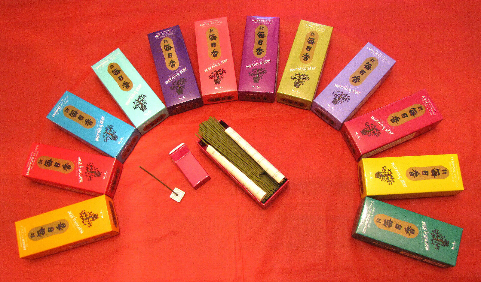 200 bastoncini incensi giapponesi Nippon Kodo profumo LAVANDA morning star