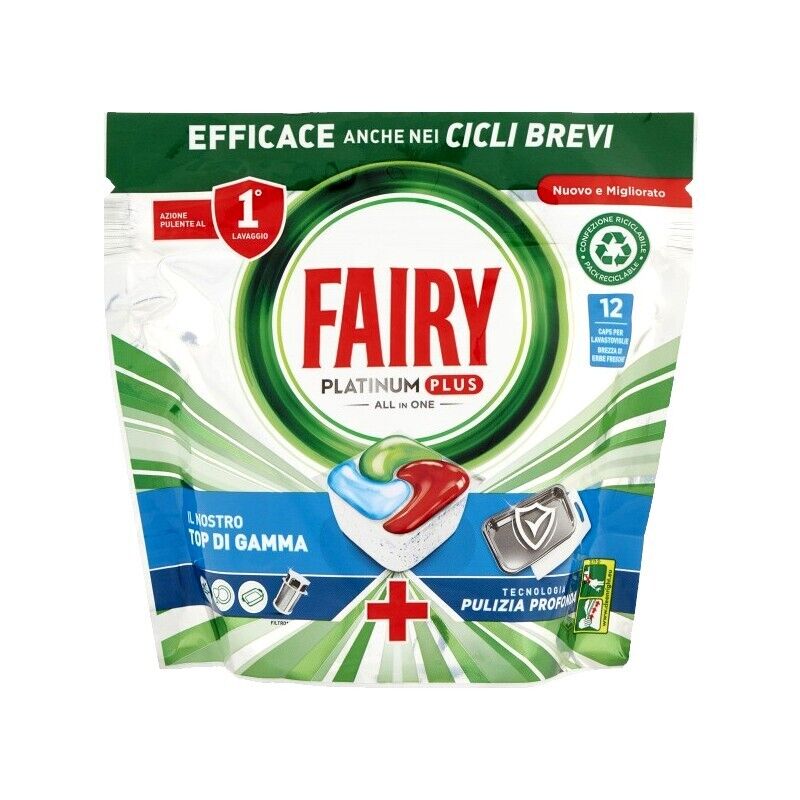 72caps FAIRY Platinum Plus All in One Brezza di erbe fresche 186g
