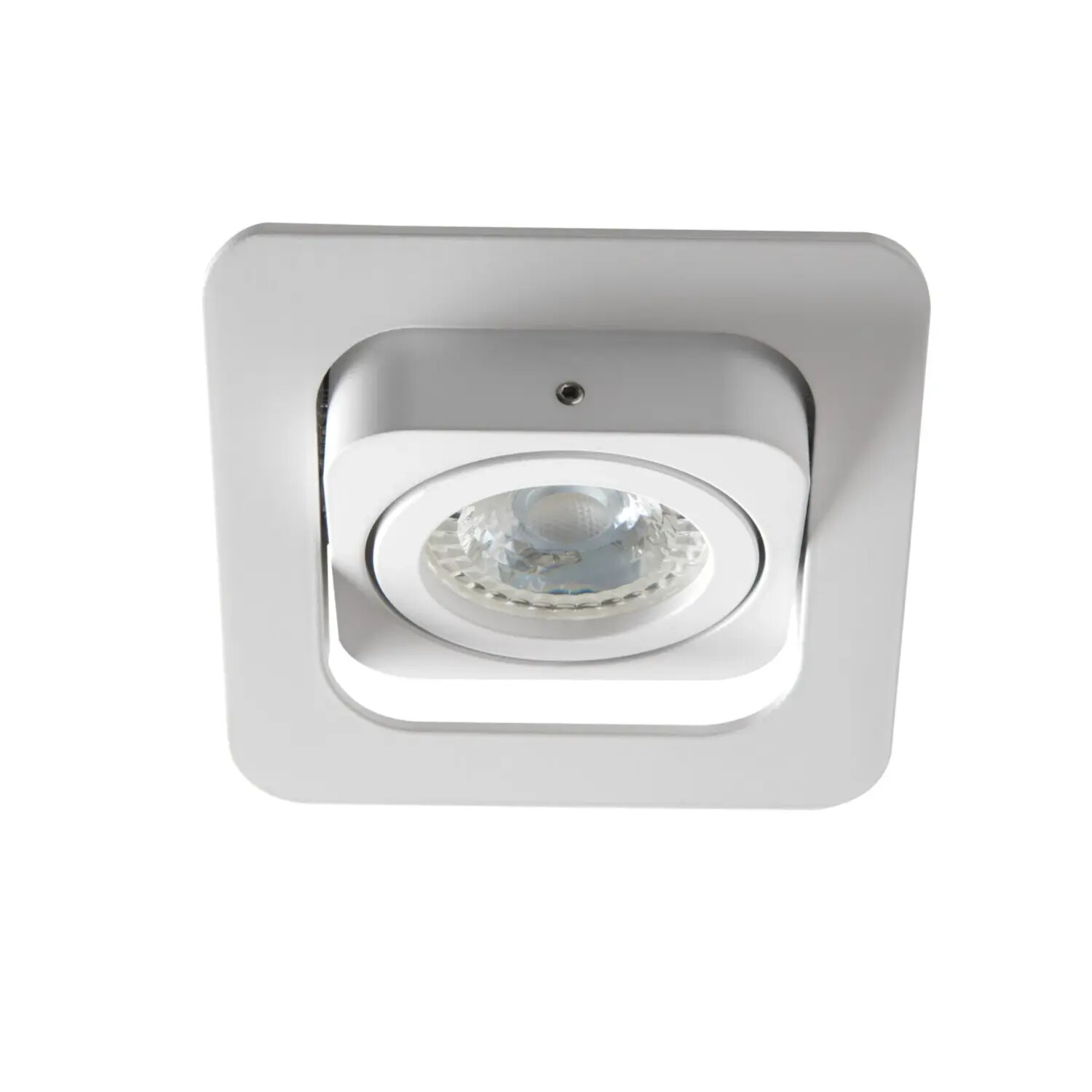 porta faretto incasso alren GU10 bianco orientabile quadrato