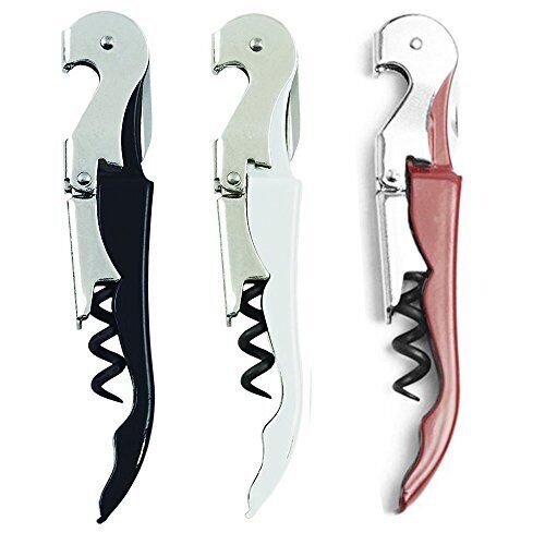 YoMaris Cavatappi Wine Opener Set di 3, Flying_We Acciaio Inossidabile (e7r)