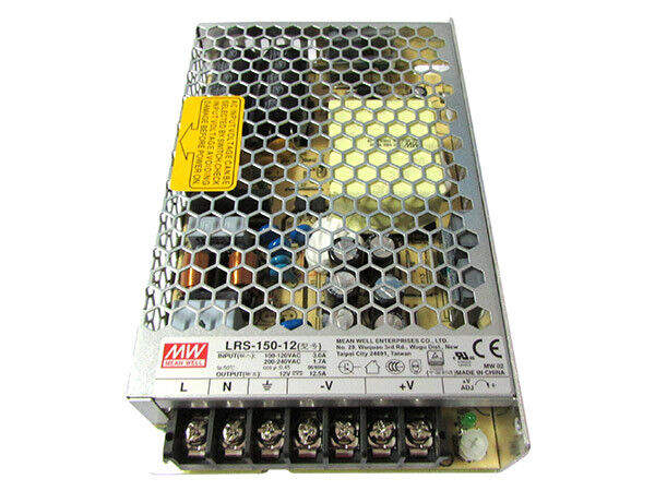 Alimentatore MeanWell CV 150W 12,5A LRS-150-12 Trasformatore Da AC 220V A DC