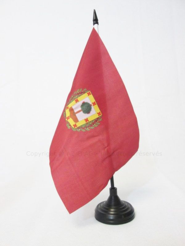 BANDIERA DA TAVOLO PROVINCIA SPAGNOLA DI VIZCAYA 21x14cm - PICCOLA BANDIERINA VI