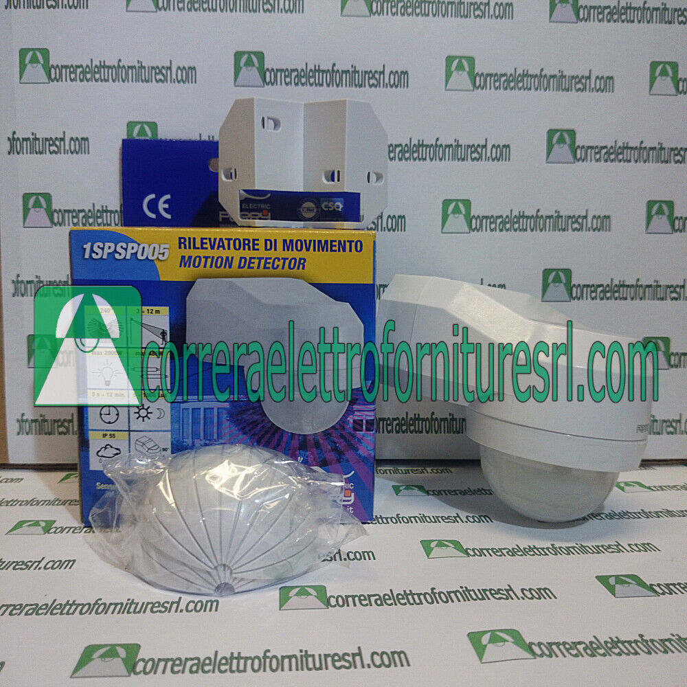 Perry 1SPSP005 Rilevatore di movimento accendiluce da esterno IP55 montaggio par