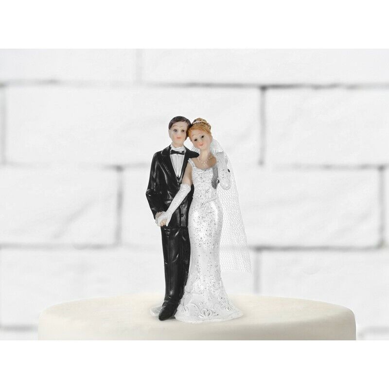 Cake topper resina sposi Cm. 11